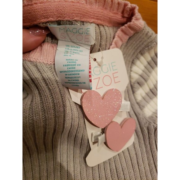 Maggie & Zoe 4 piece Sweater dress set size 5-6 - Picture 3 of 3